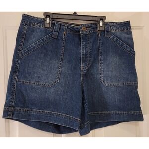 Faded Glory Stretch Womens Size 16 Blue Denim Shorts